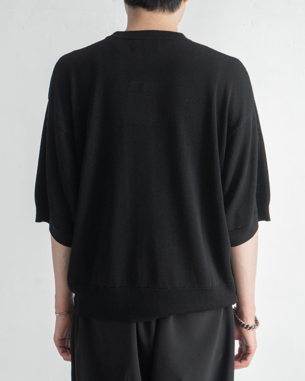 RAINMAKER 레인 메이커 반소매 니트 크루넥 스웨터 CREW-NECK S/S SWEATER RM251-018【무료우송】