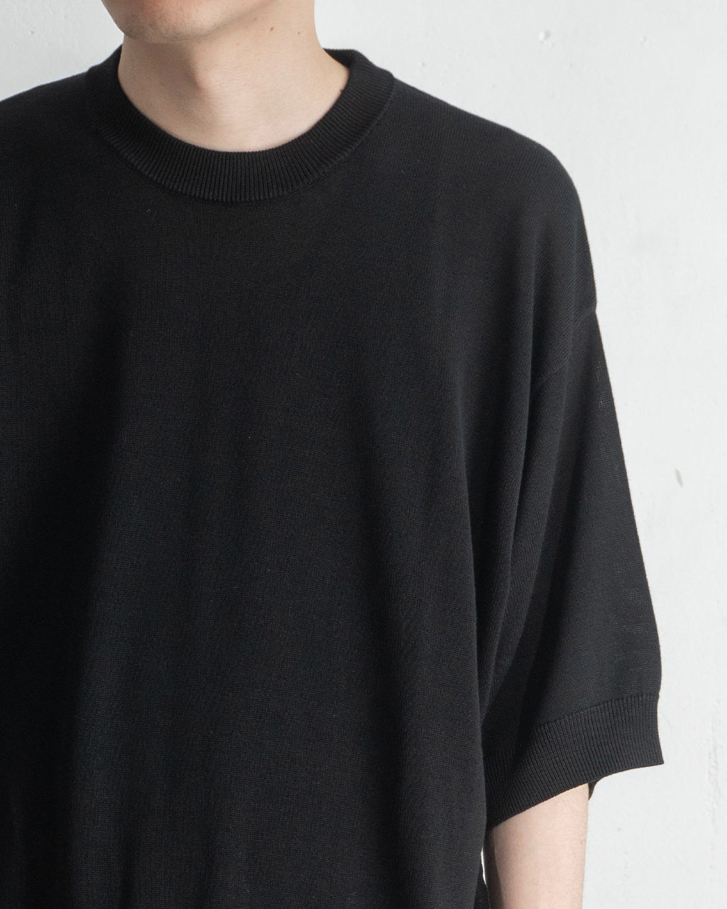 RAINMAKER 레인 메이커 반소매 니트 크루넥 스웨터 CREW-NECK S/S SWEATER RM251-018【무료우송】