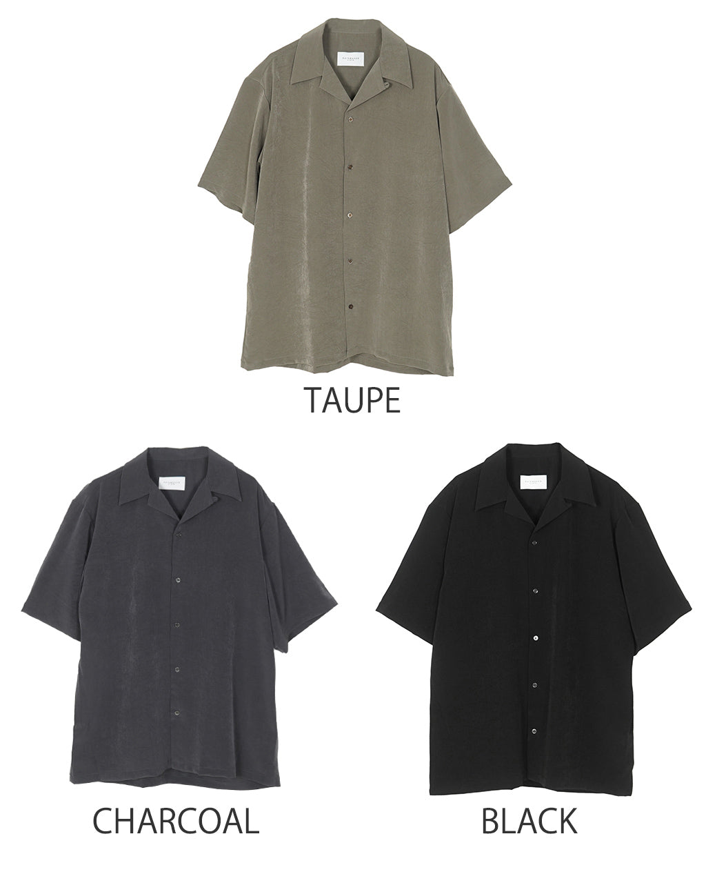 RAINMAKER 레인 메이커 오픈 컬러 셔츠 반소매 OPEN COLLAR SS SHIRT RM251-024 송료 무료