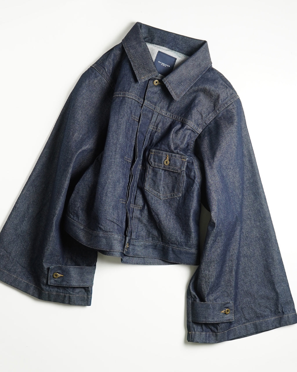 RAINMAKER 레인 메이커 N 슬리브 트래커 재킷 N-SLEEVE TRUCKER JACKET 데님 재킷 RM251-027【무료우송】