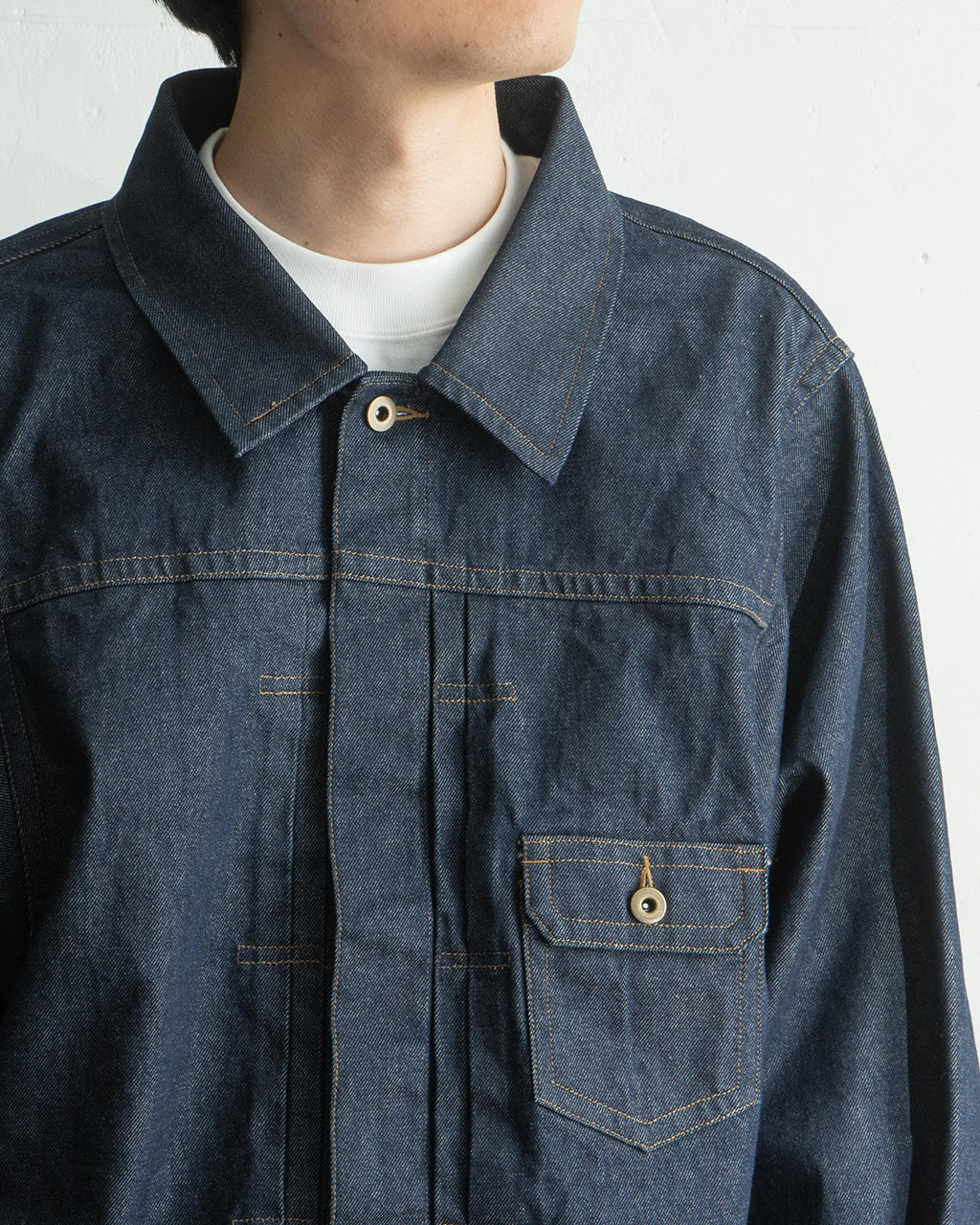 RAINMAKER 레인 메이커 N 슬리브 트래커 재킷 N-SLEEVE TRUCKER JACKET 데님 재킷 RM251-027【무료우송】