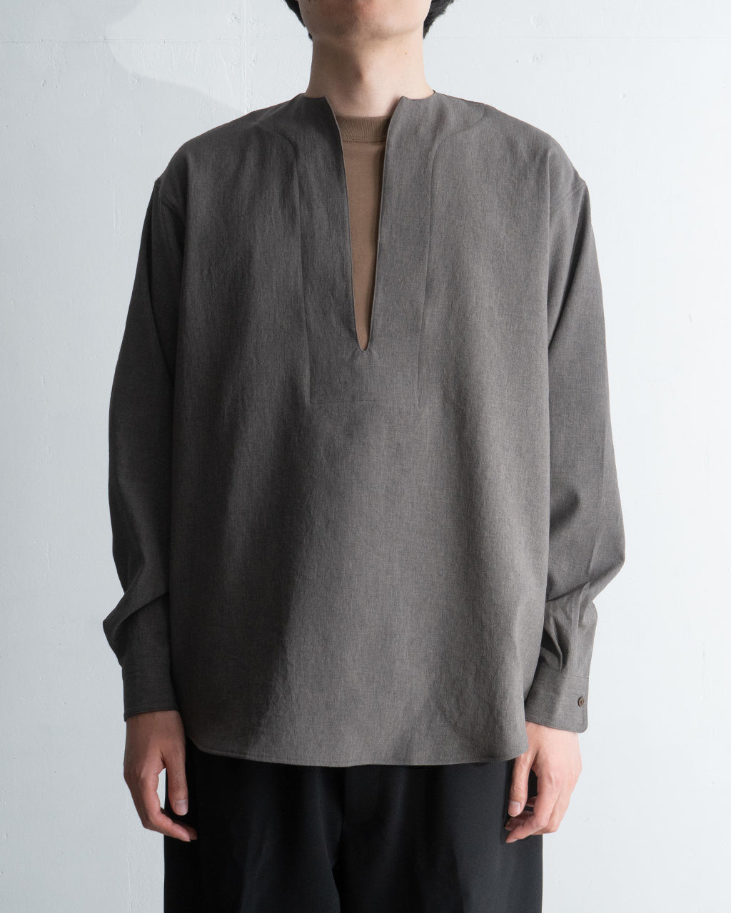 RAINMAKER 레인 메이커 스키퍼 셔츠 SKIPPER SHIRT 풀오버 V넥 RM251-029 【무료우송】