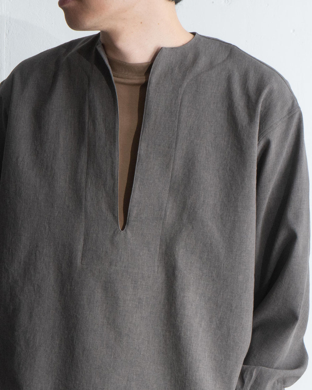 RAINMAKER 레인 메이커 스키퍼 셔츠 SKIPPER SHIRT 풀오버 V넥 RM251-029 【무료우송】