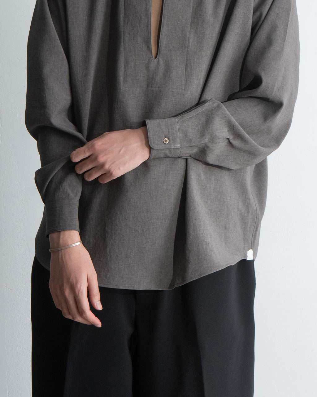 RAINMAKER 레인 메이커 스키퍼 셔츠 SKIPPER SHIRT 풀오버 V넥 RM251-029 【무료우송】