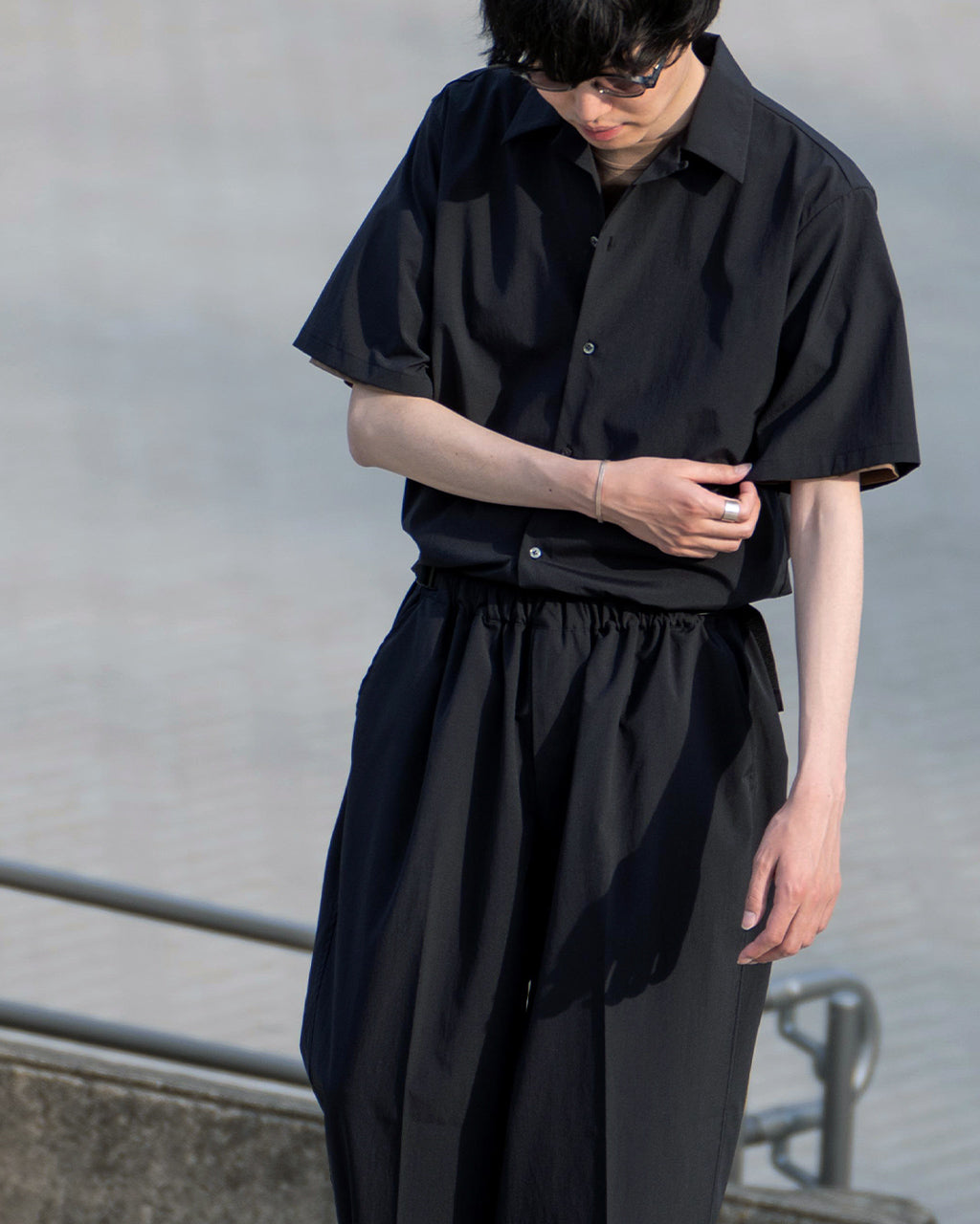 【アウトレット!20%OFF】RAINMAKER レインメーカー 別注 37.5 テクノロジー オープンカラー ショートスリーブ シャツ 37.5 TECHNOLOGY OPEN COLLAR S/S SHIRT 半袖 RM251-043【送料無料】正規取扱店