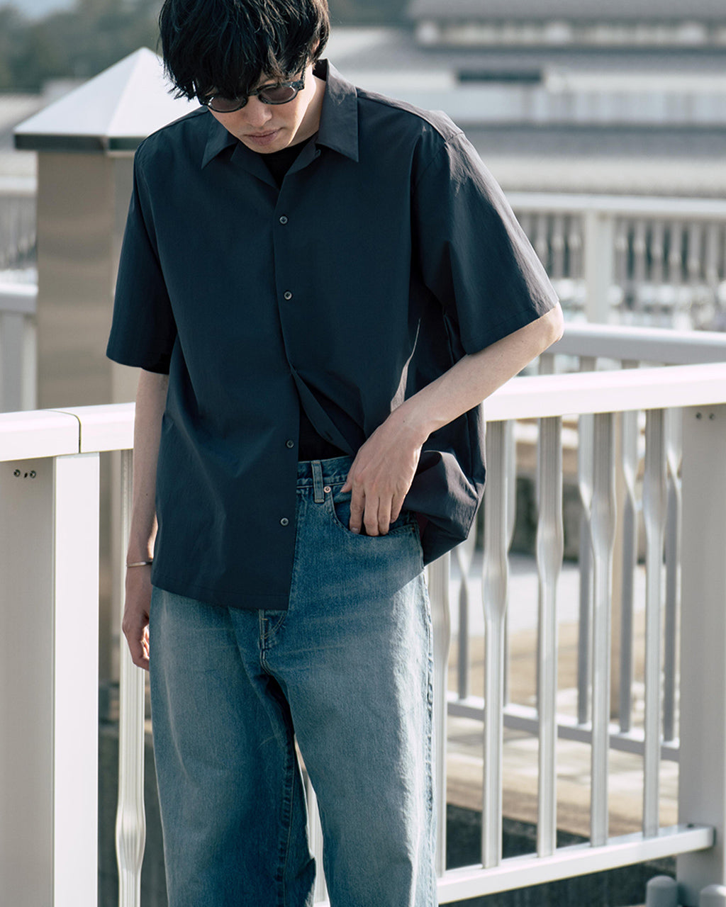 【アウトレット!20%OFF】RAINMAKER レインメーカー 別注 37.5 テクノロジー オープンカラー ショートスリーブ シャツ 37.5 TECHNOLOGY OPEN COLLAR S/S SHIRT 半袖 RM251-043【送料無料】正規取扱店