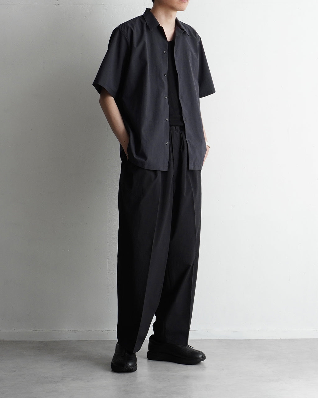 別注 37.5 テクノロジー サイドベルト ドウギパンツ イージーパンツ イージートラウザー 37.5 TECHNOLOGY SIDE BELTED DOUGI PANTS RM251-044