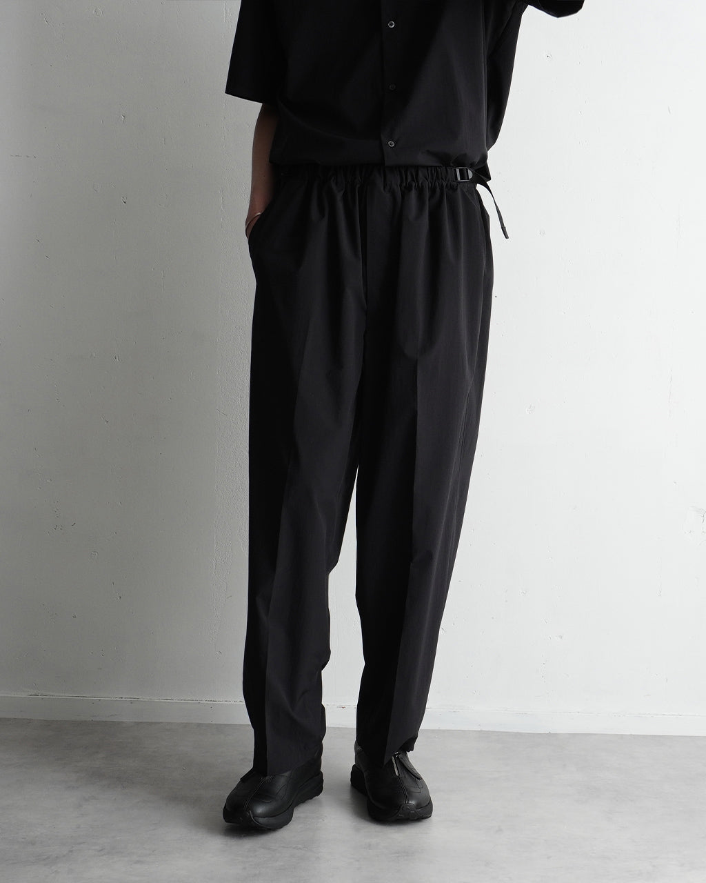 別注 37.5 テクノロジー サイドベルト ドウギパンツ イージーパンツ イージートラウザー 37.5 TECHNOLOGY SIDE BELTED DOUGI PANTS RM251-044