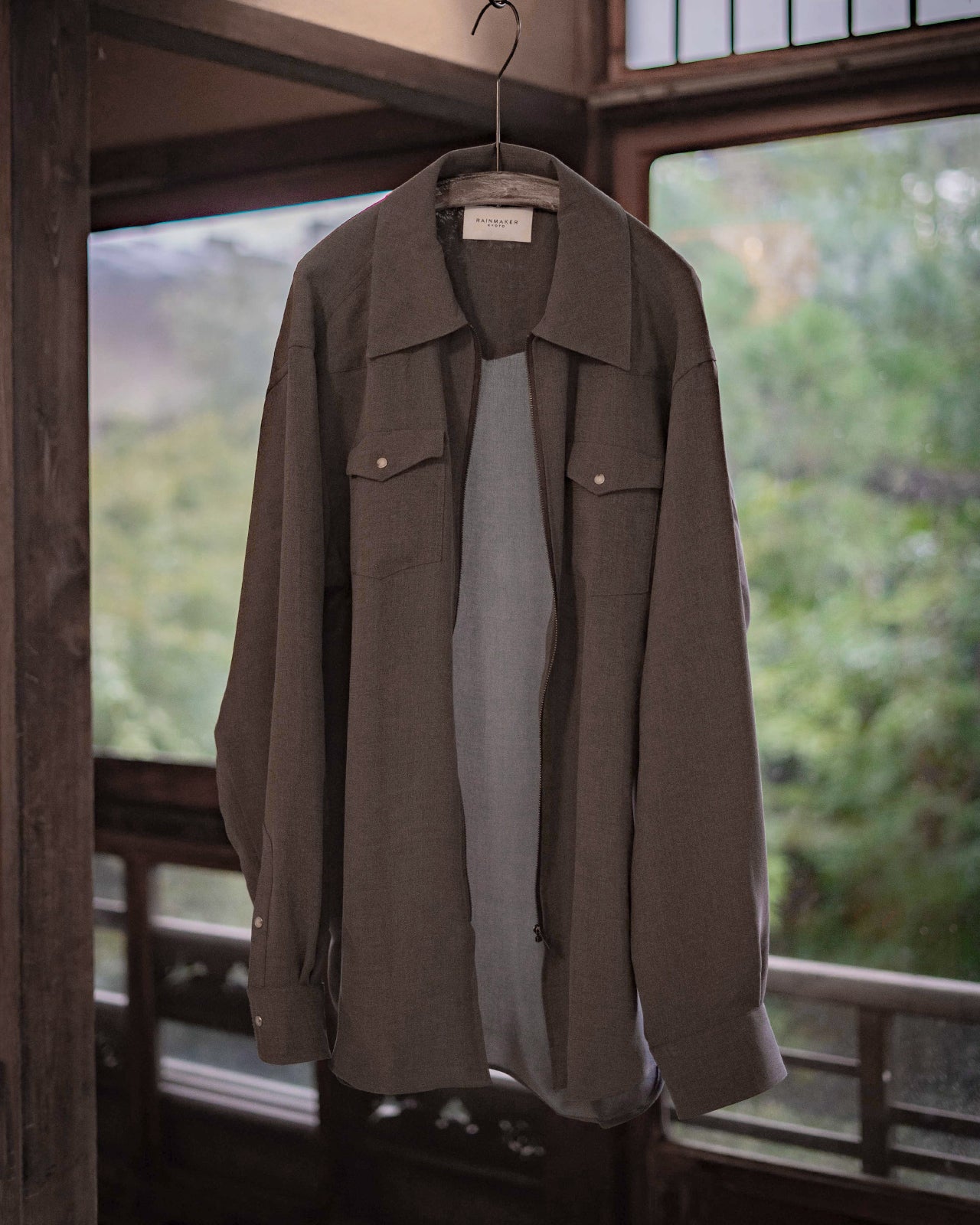 MELANGE TWILL WESTERN SHIRT RM252-005