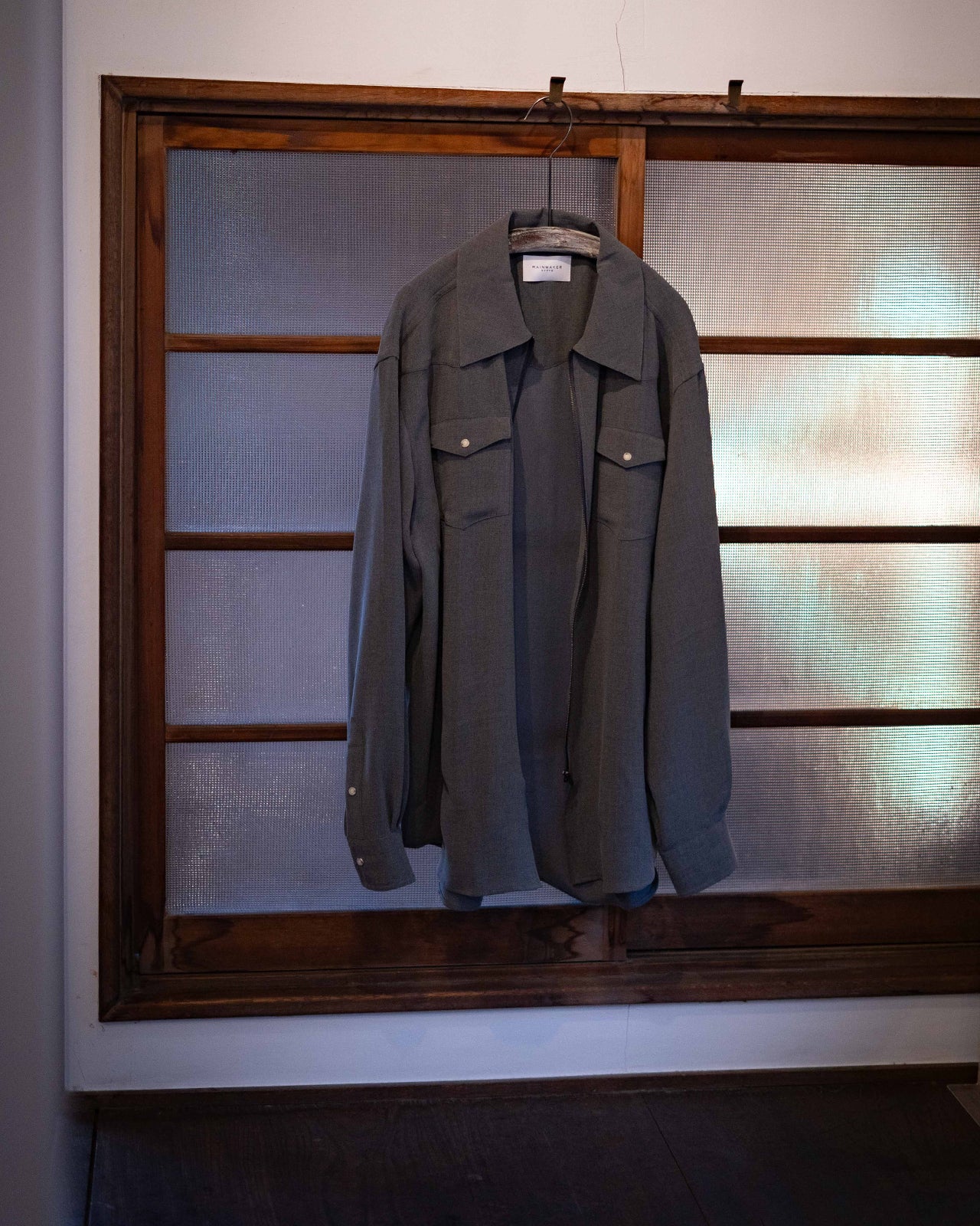 MELANGE TWILL WESTERN SHIRT RM252-005