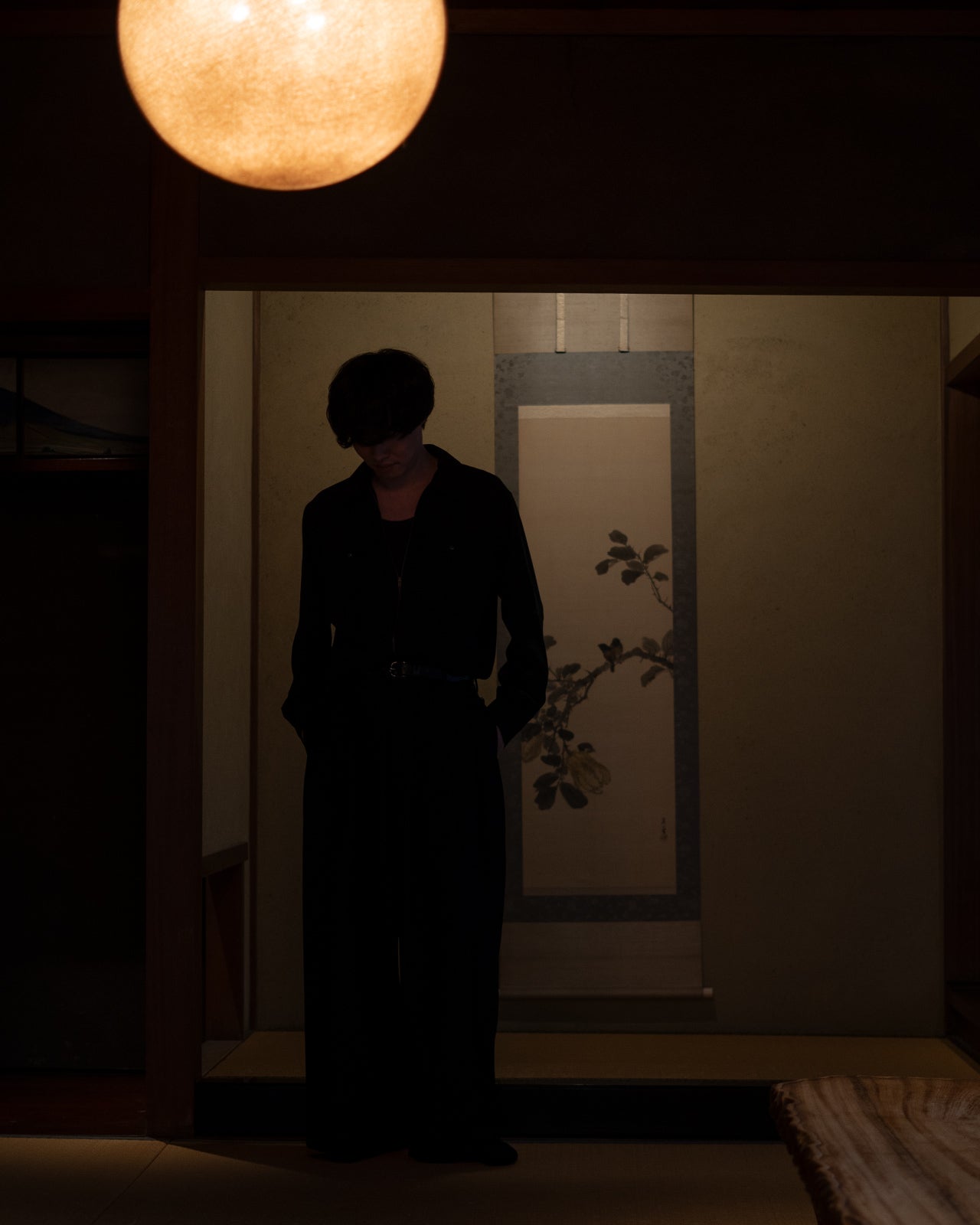 MELANGE TWILL WESTERN SHIRT RM252-005