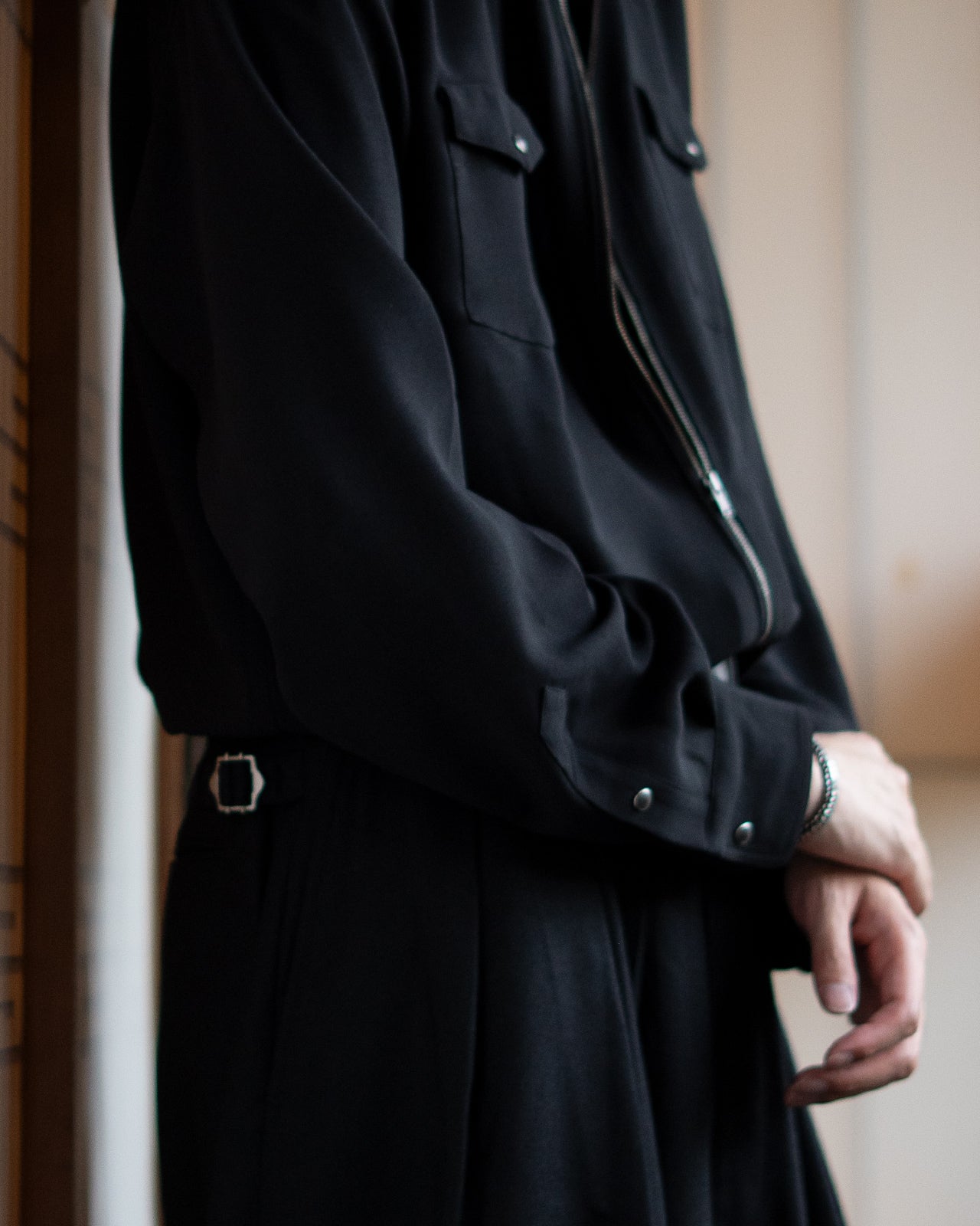 MELANGE TWILL WESTERN SHIRT RM252-005