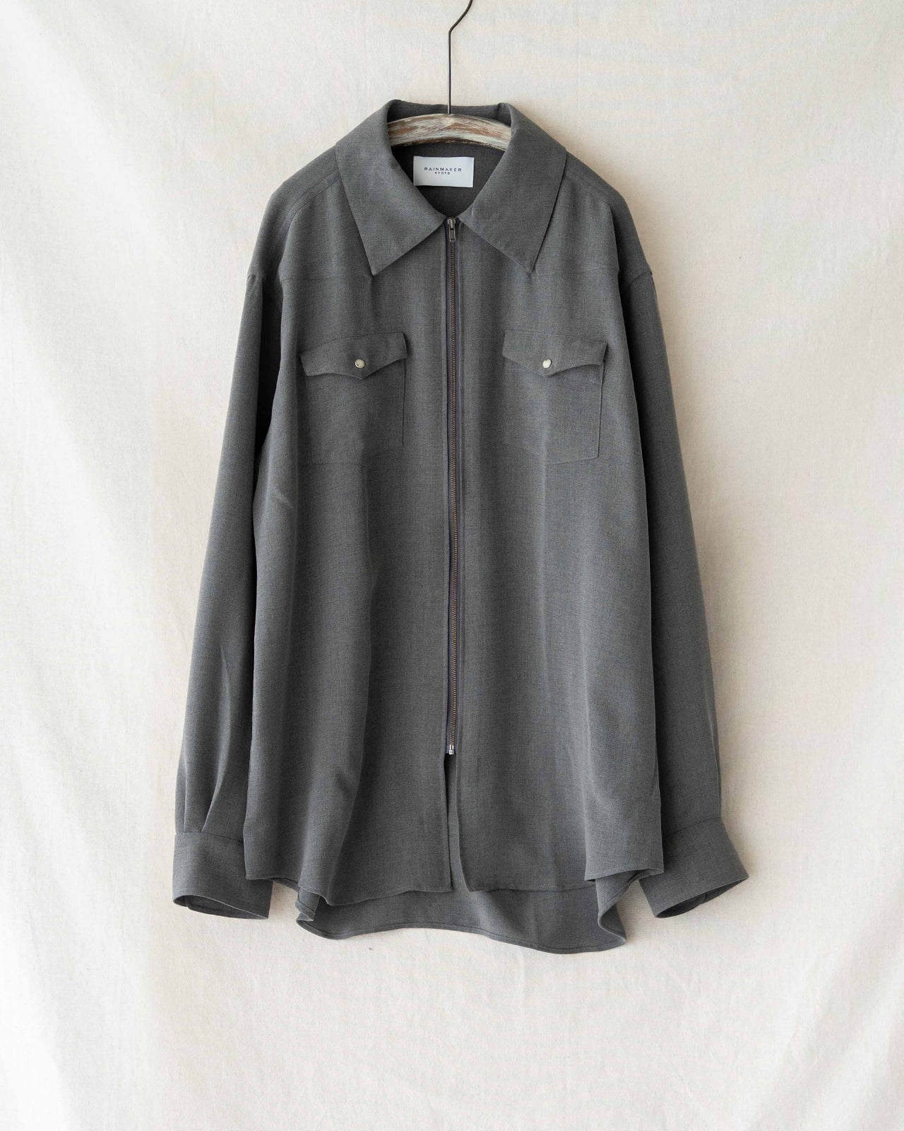 MELANGE TWILL WESTERN SHIRT RM252-005