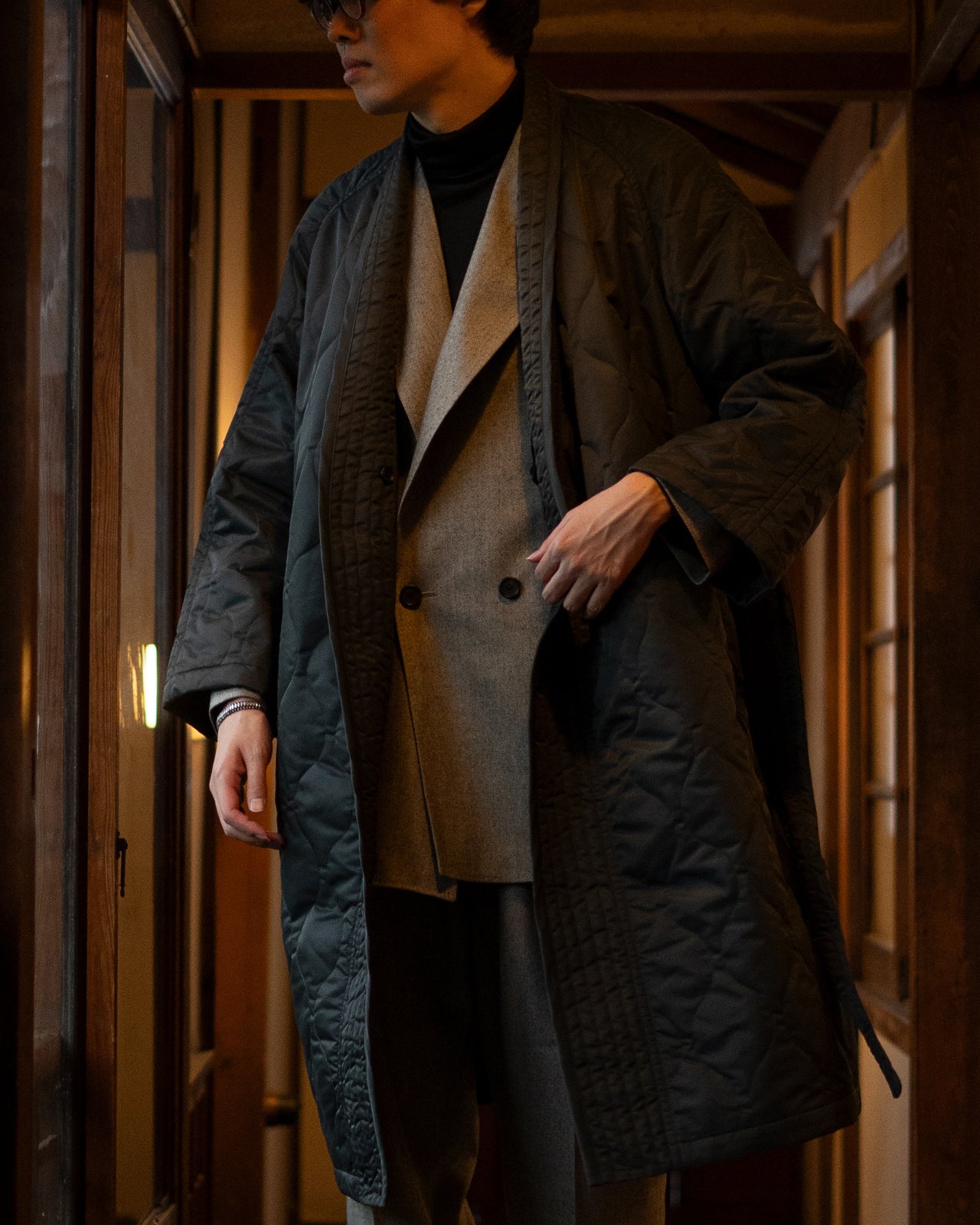 |sale|ORIENTAL WRAP COAT RM252-027