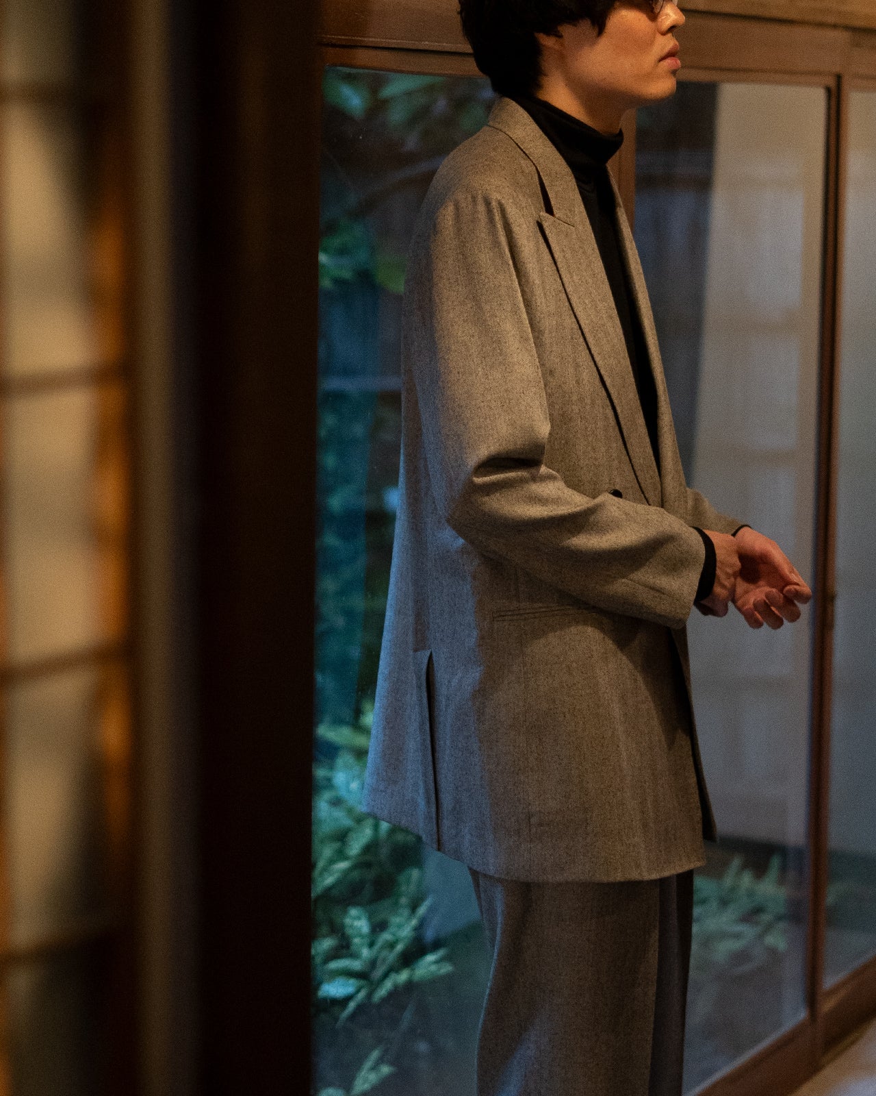 DOUBLE BREASTED LONG JACKET RM252-034