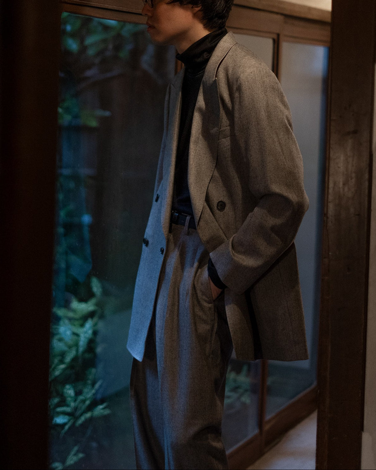 DOUBLE BREASTED LONG JACKET RM252-034