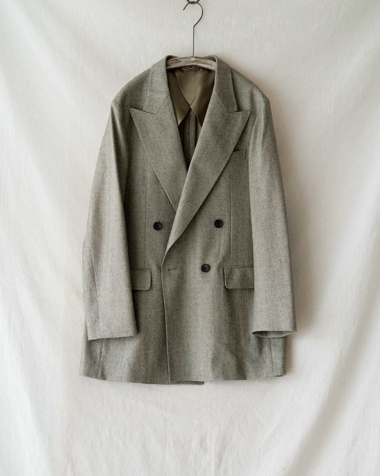 DOUBLE BREASTED LONG JACKET RM252-034