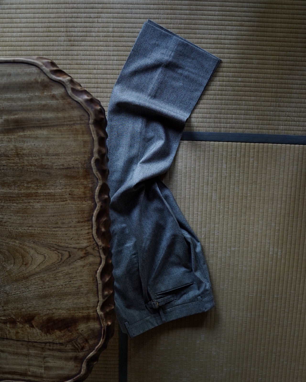 SEMI FLARED TROUSERS RM252-039