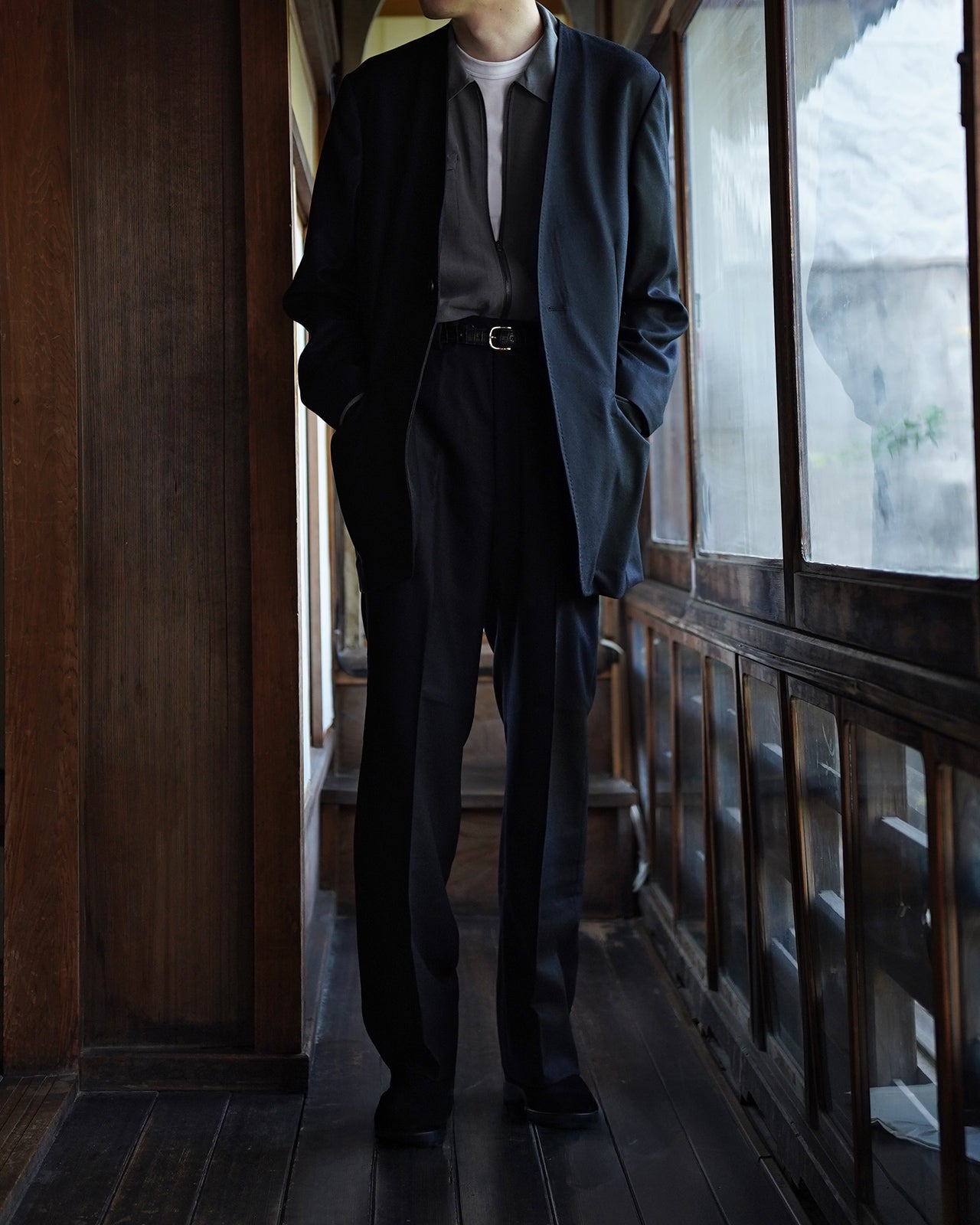 SEMI FLARED TROUSERS RM252-039