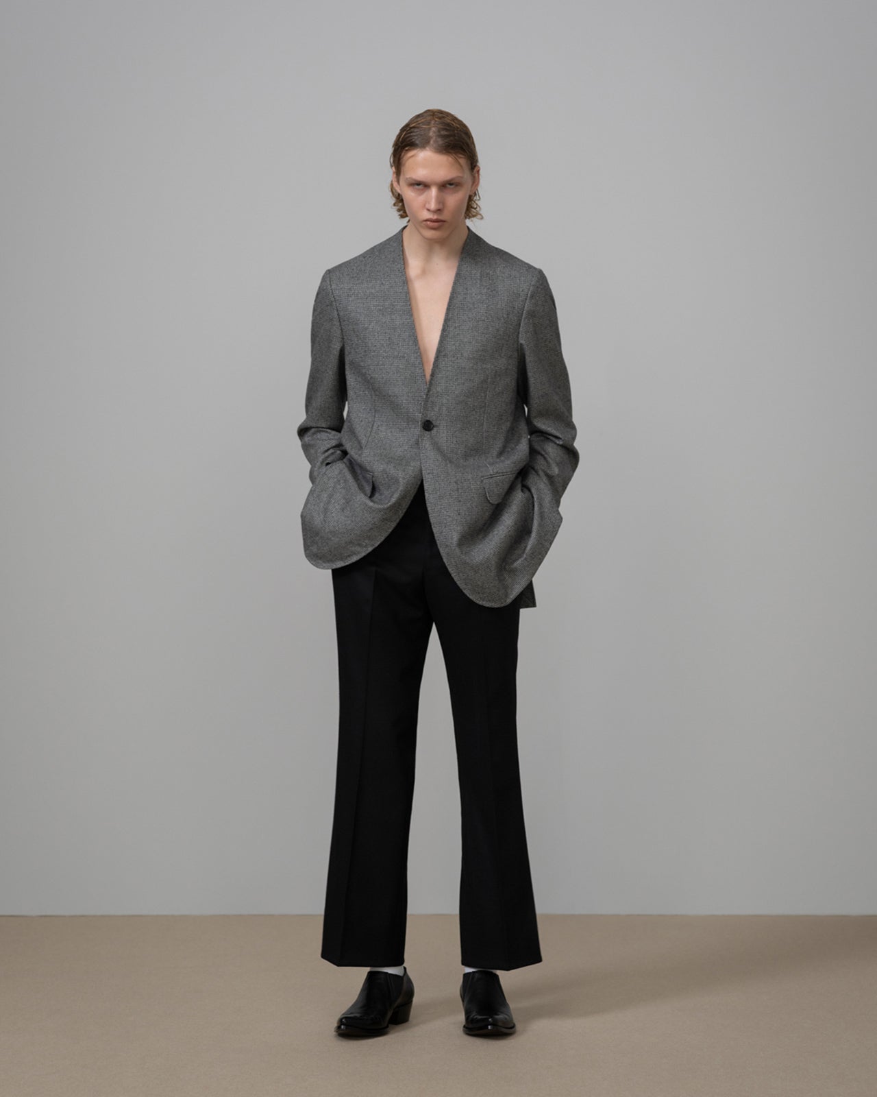 SEMI FLARED TROUSERS RM252-039