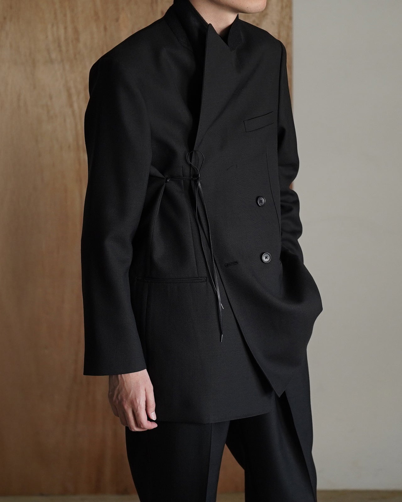 DOUBLE BREASTED LONG JACKET RM261-006