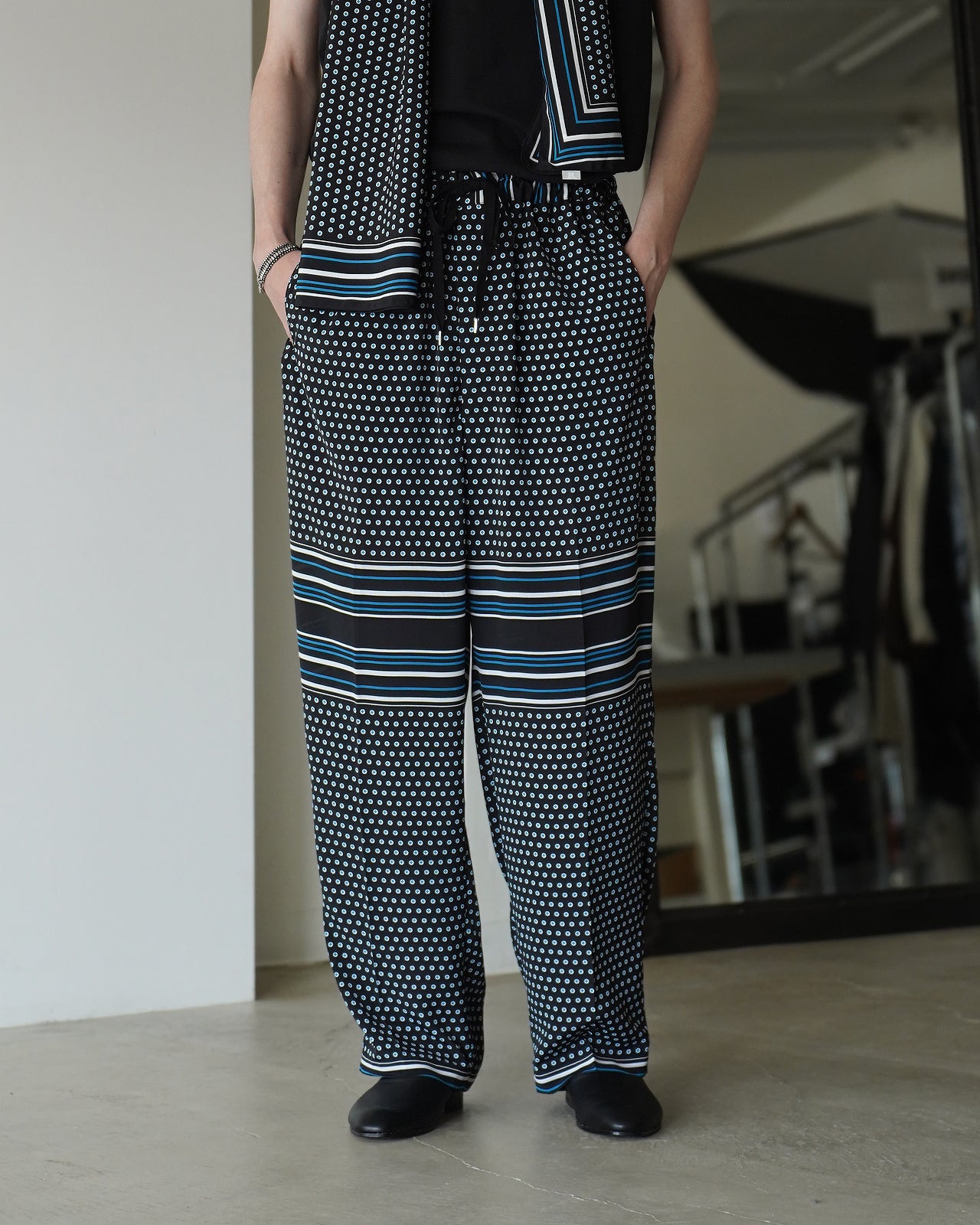 DOUGI PANTS_PATTERN RM261-040P