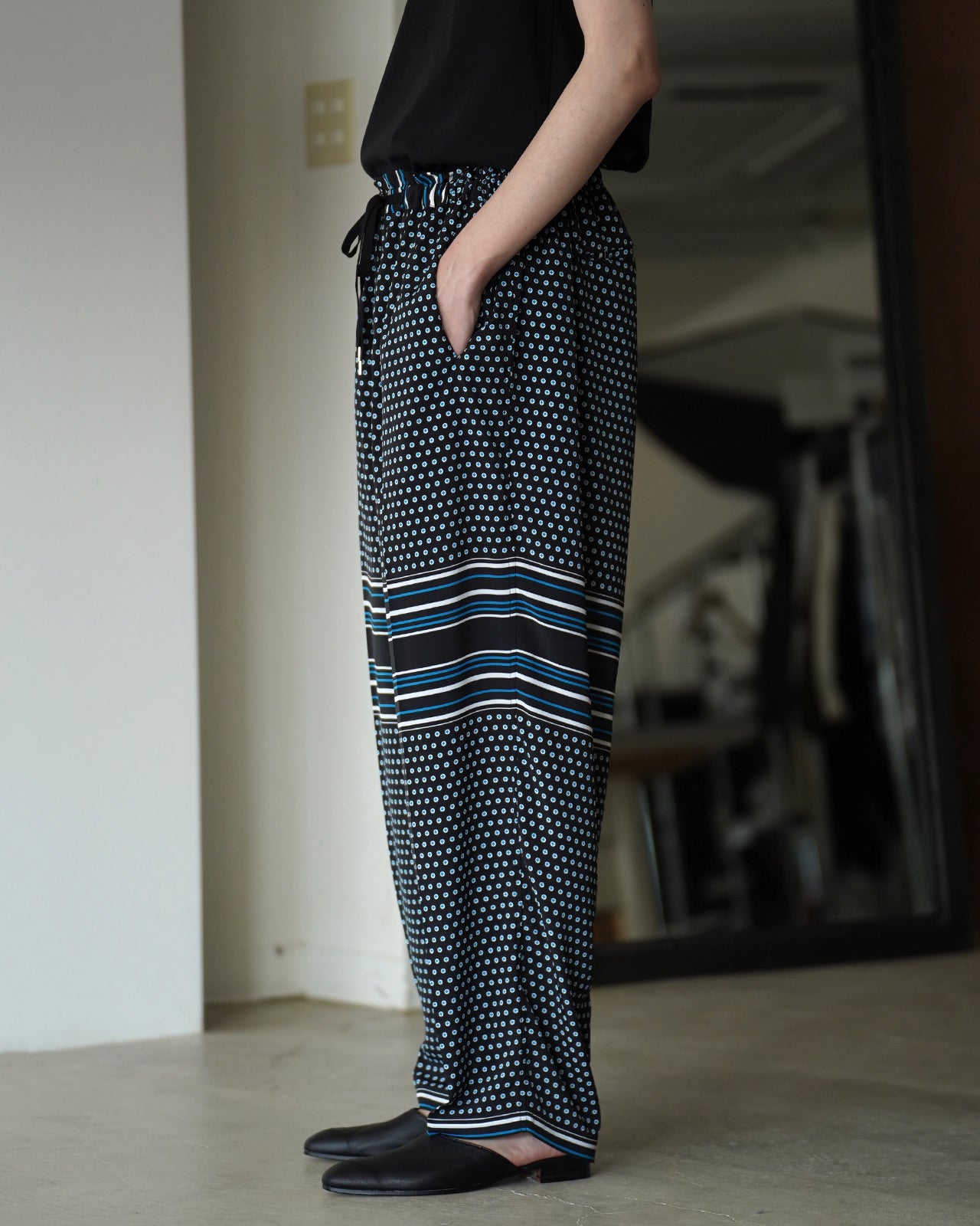 DOUGI PANTS_PATTERN RM261-040P