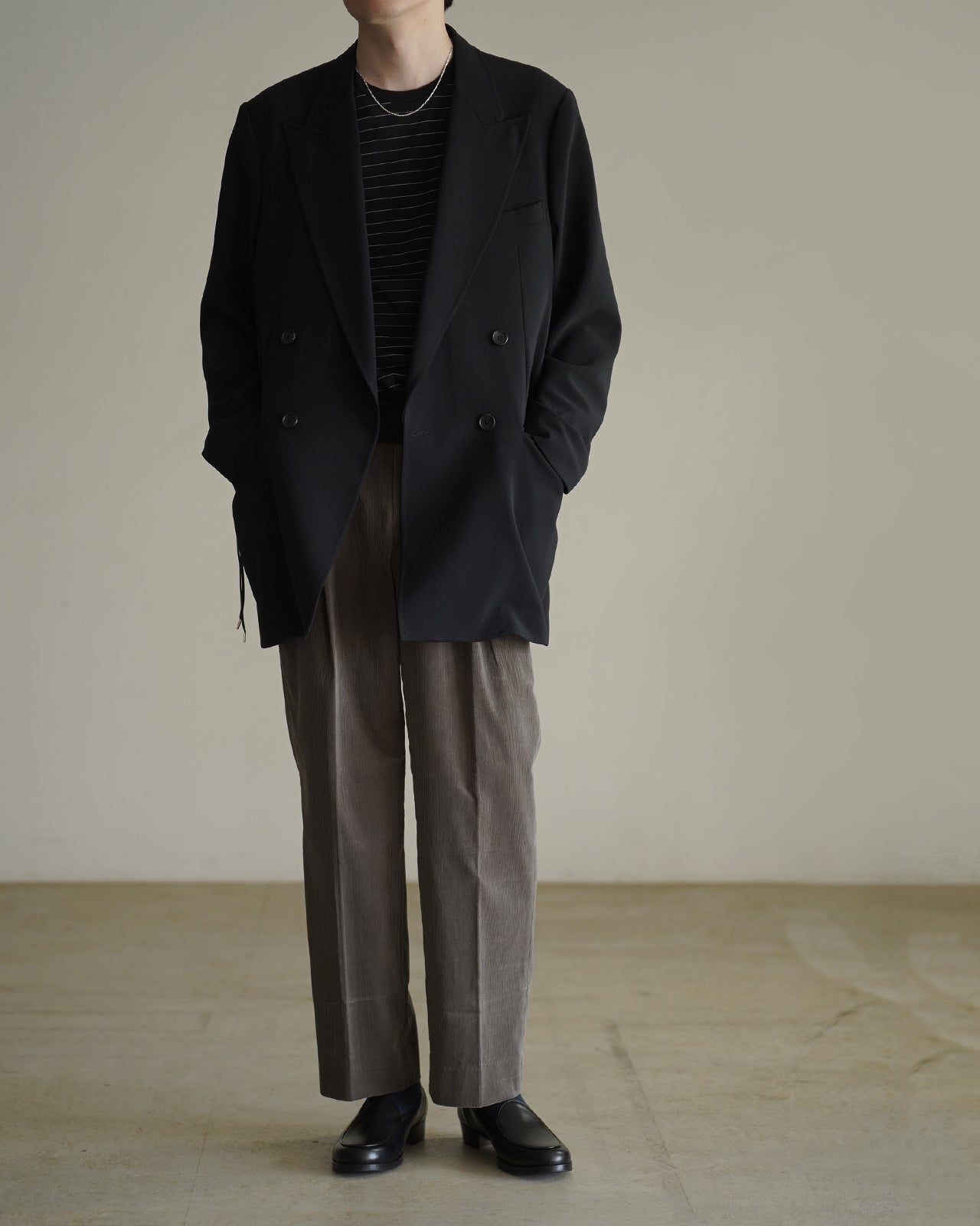 DOUBLE BREASTED LONG JACKET RM262-003