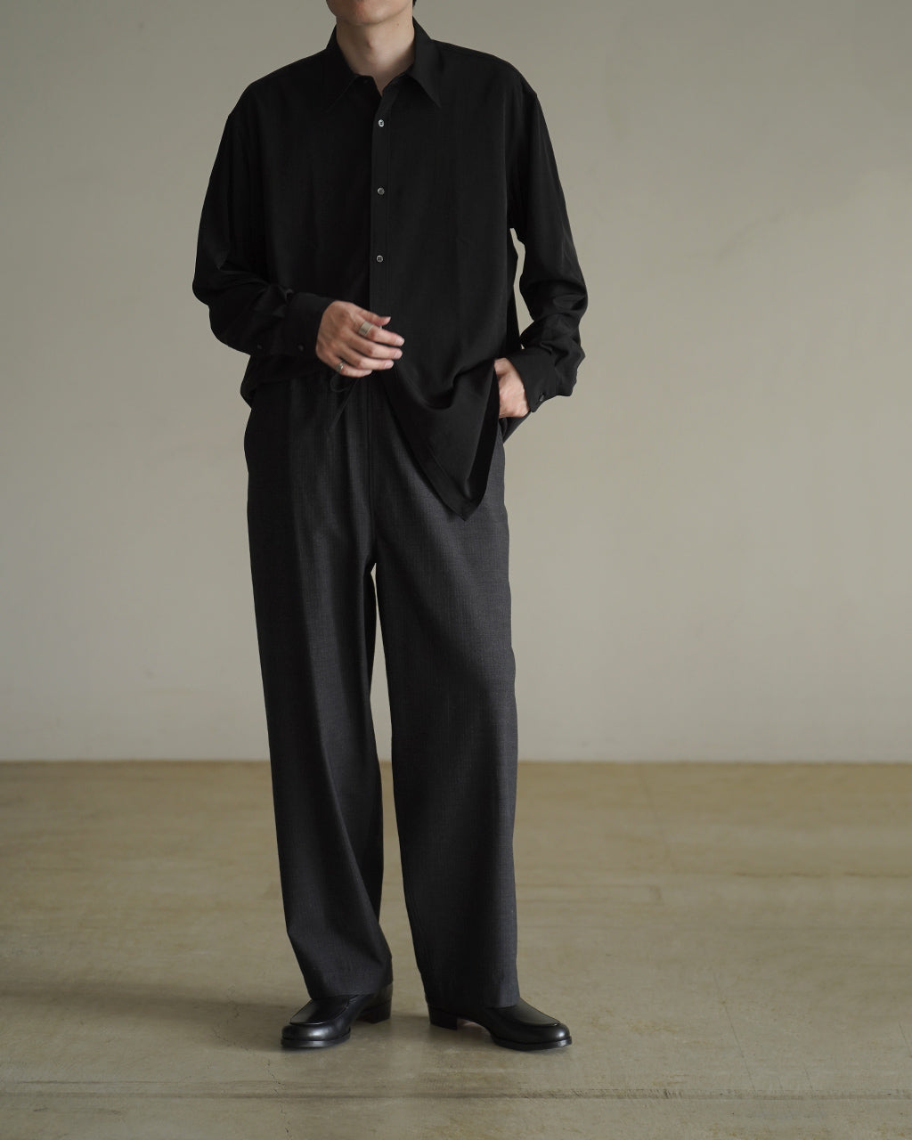REGULAR COLLAR DOUGI SHIRT RM262-019
