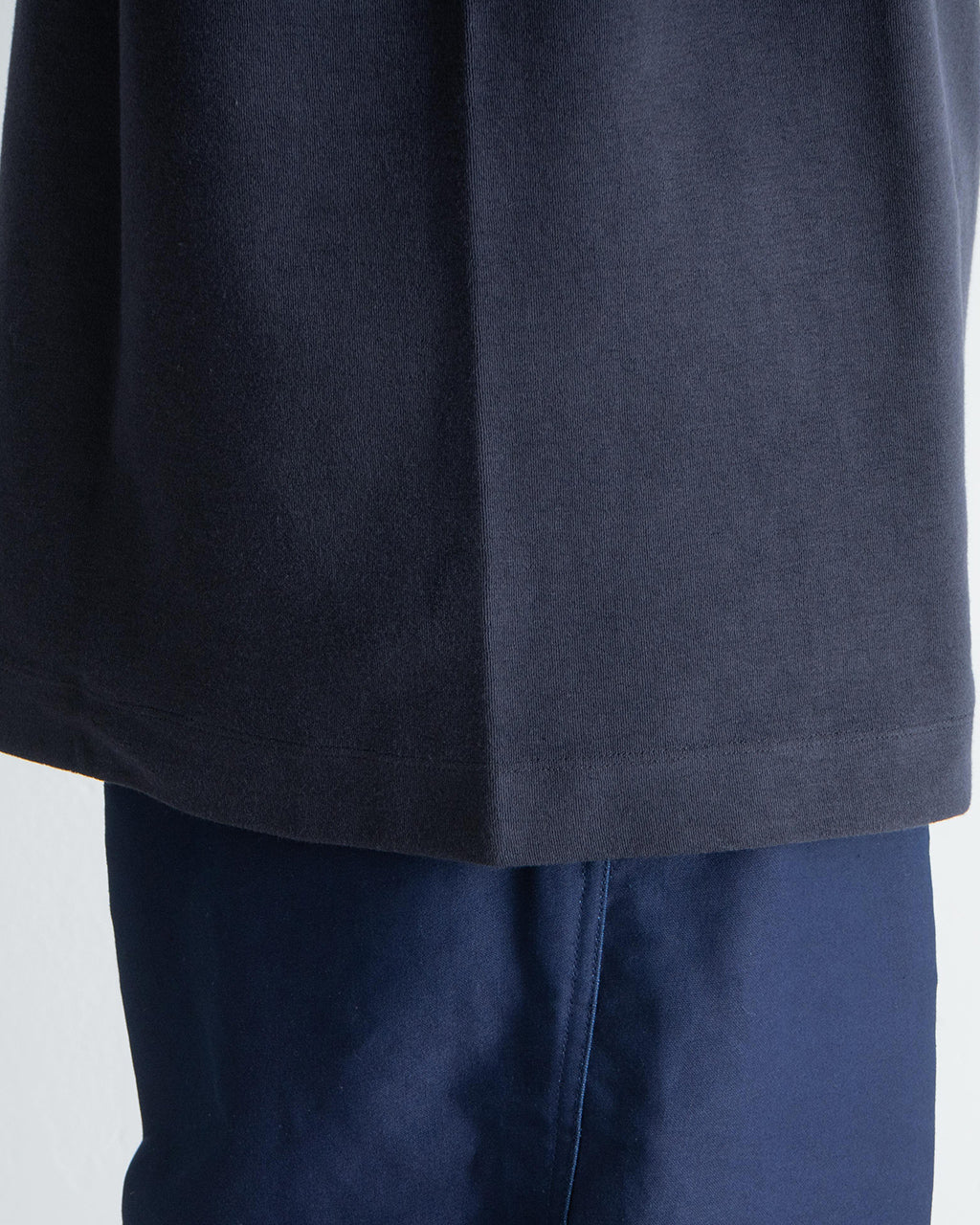 ヘンリーネック パイル Tシャツ コットン 半袖 カットソー ワンボタン Organic cotton minipile - Wim 13S25HN294T