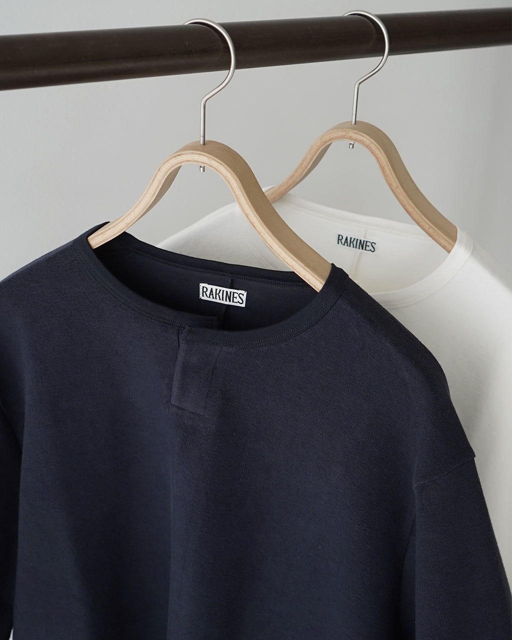 ヘンリーネック パイル Tシャツ コットン 半袖 カットソー ワンボタン Organic cotton minipile - Wim 13S25HN294T