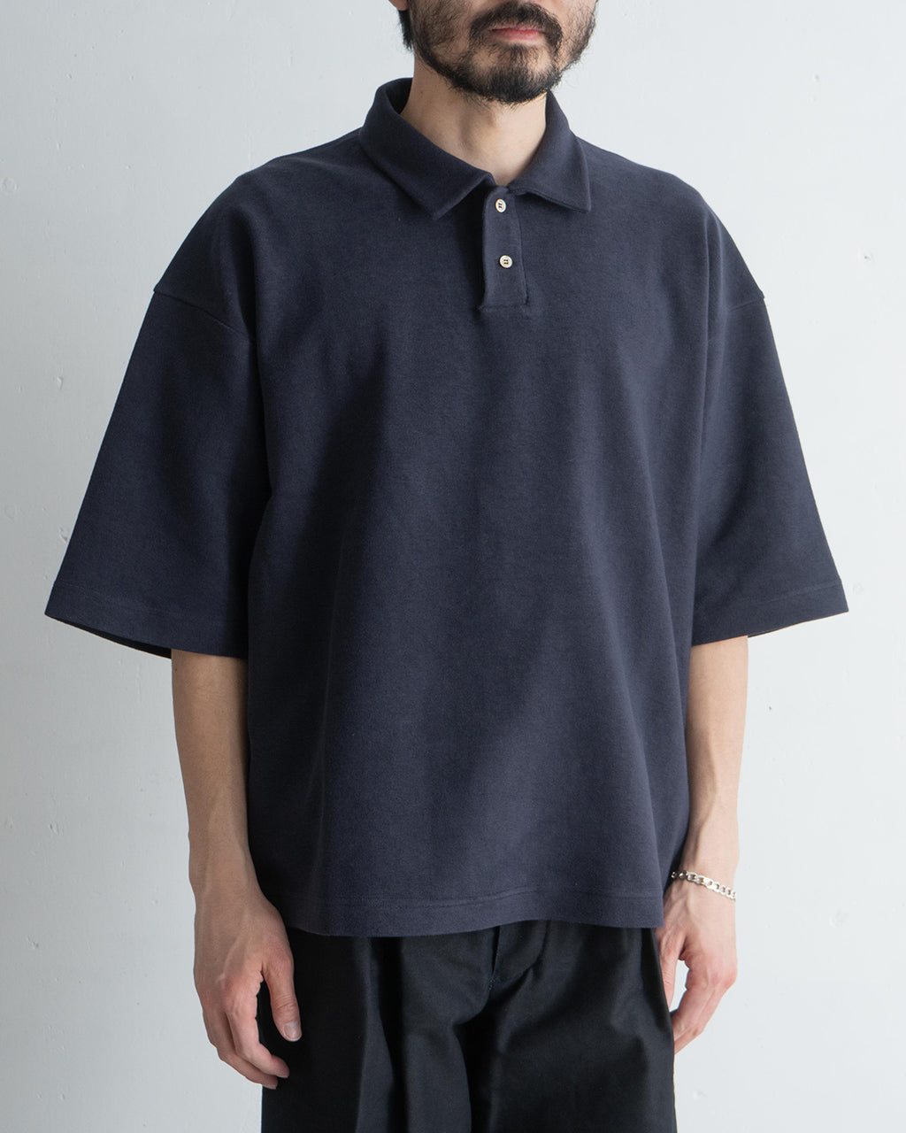 ポロシャツ パイル オーガニックコットン 半袖 Organic cotton minipile - Bryan 13S25HN295T