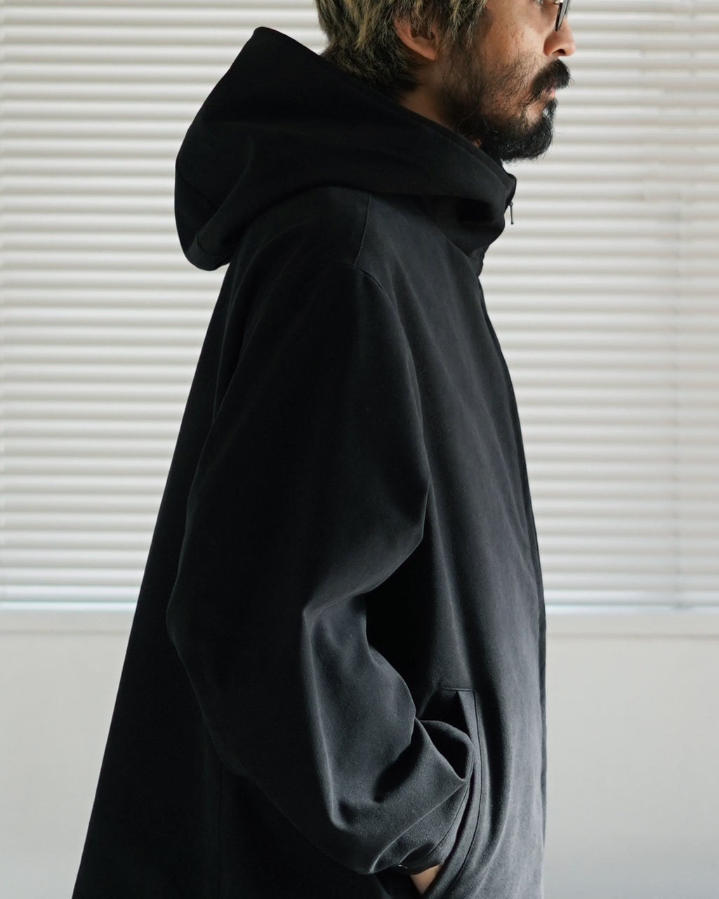 RAKINES ラキネス ジップアップ フーデッドジャケット メンズ