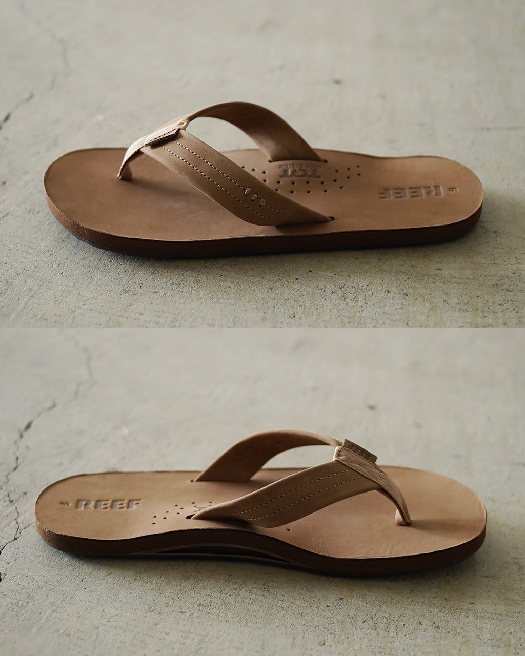 REEF リーフ DRAFTSMEN ビーチサンダル トングサンダル 革 レザー ドラフトマン | Crouka(クローカ)
