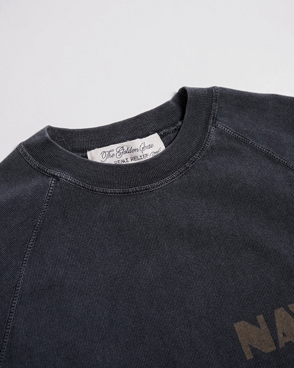 \早得24時間限定ポイント10倍/REMI RELIEF レミレリーフ 天竺 半袖 Tシャツ SP加工8/天竺ラグランT (NAVY) (LAFAYETTE) ショートスリーブ クルーネック ヴィンテージ感 ラグランスリーブ カットソー RN28369091 RN28369092【送料無料】