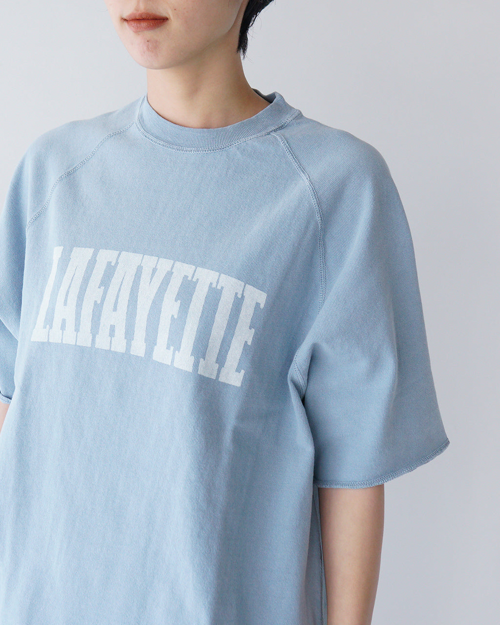 \早得24時間限定ポイント10倍/REMI RELIEF レミレリーフ 天竺 半袖 Tシャツ SP加工8/天竺ラグランT (NAVY) (LAFAYETTE) ショートスリーブ クルーネック ヴィンテージ感 ラグランスリーブ カットソー RN28369091 RN28369092【送料無料】