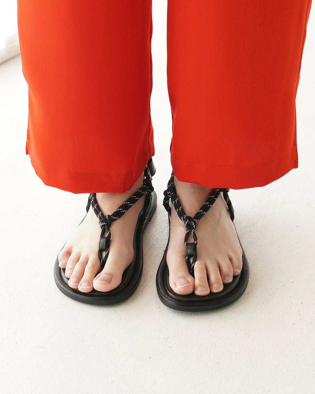 【SALE!50%OFF】REMME レメ トングサンダル SANDAL バックストラップ パラコード ZH-25S036-RO
