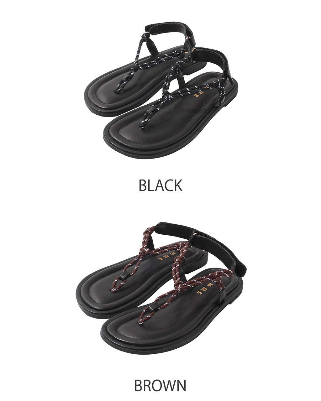 【SALE!50%OFF】REMME レメ トングサンダル SANDAL バックストラップ パラコード ZH-25S036-RO
