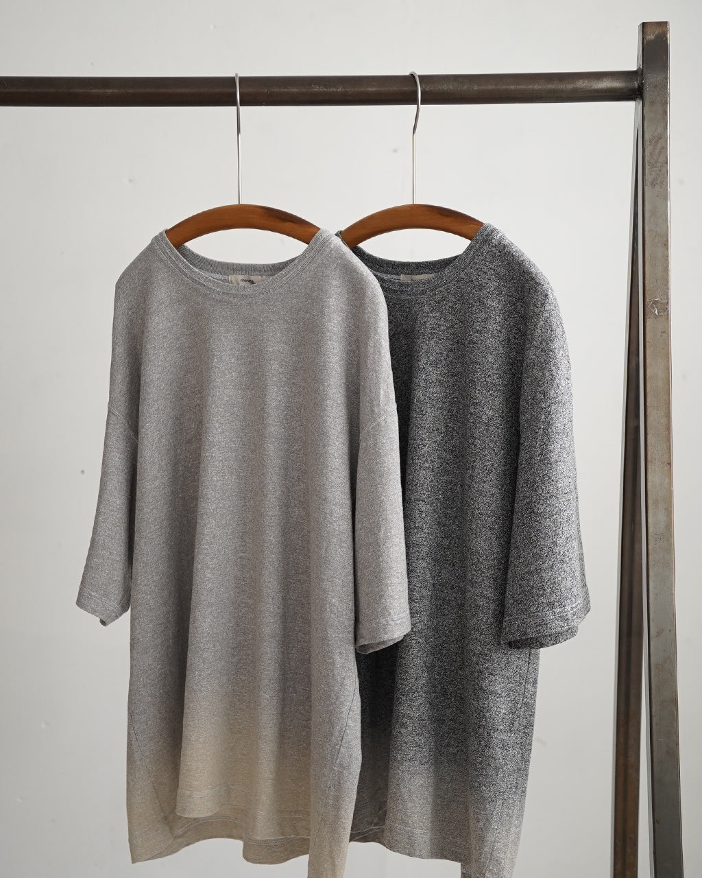 rinoneca リネン 強撚コットン 半袖Tシャツ クルーネック|Crouka(クローカ)