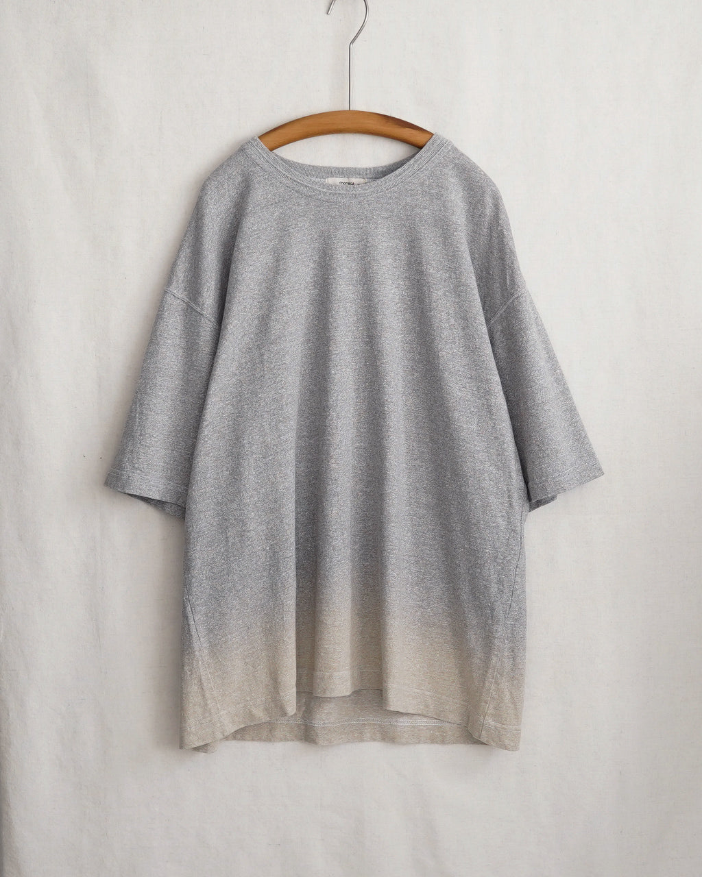 rinoneca リネン 強撚コットン 半袖Tシャツ クルーネック|Crouka(クローカ)