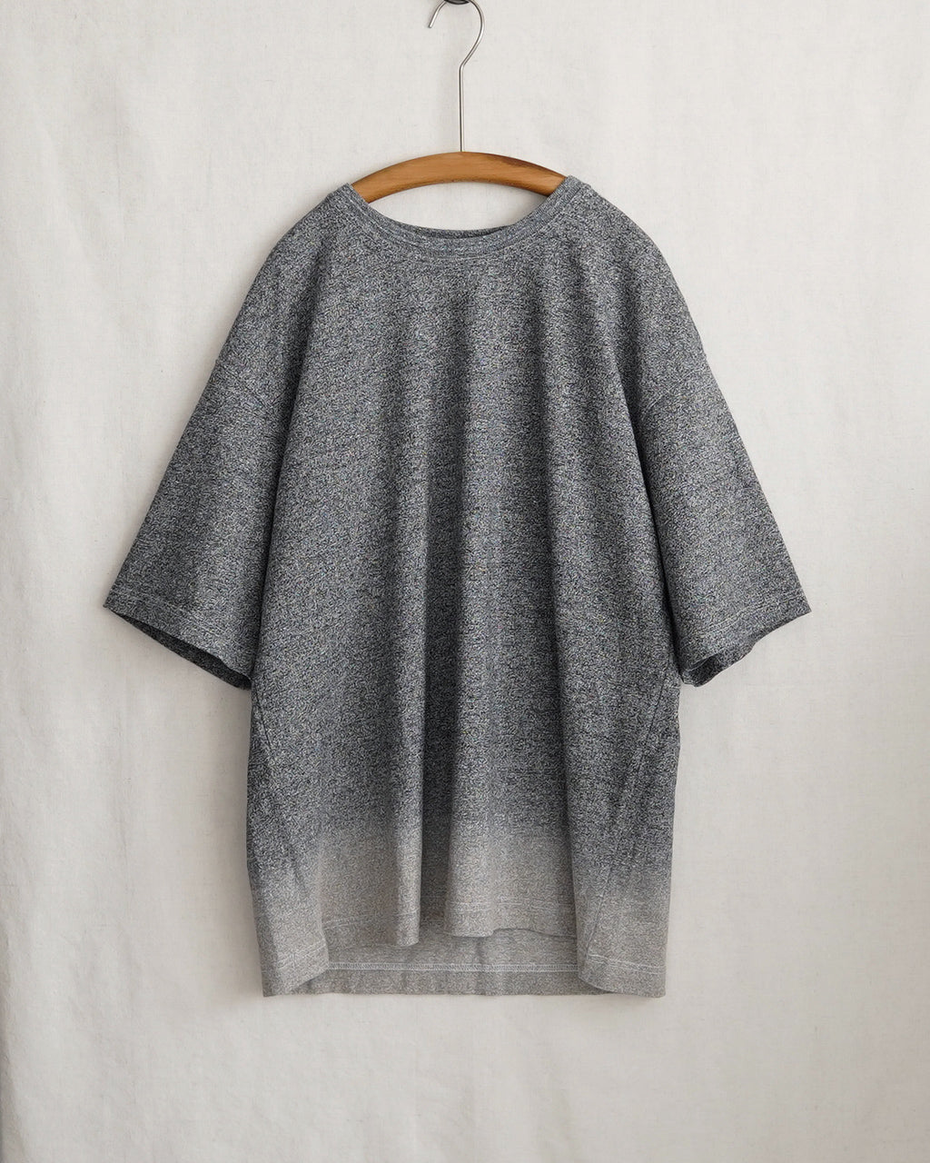 rinoneca リネン 強撚コットン 半袖Tシャツ クルーネック|Crouka(クローカ)