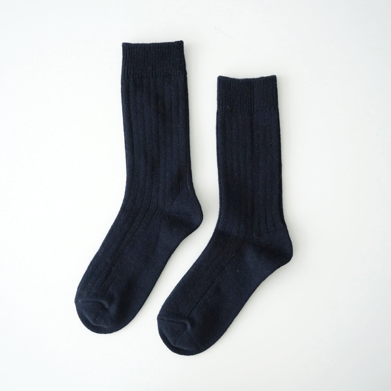 ROTOTO 로토토 코튼 울 리브 크루 양말 COTTON WOOL RIBBED CREW SOCKS 양말 R1327【메일편 가능】