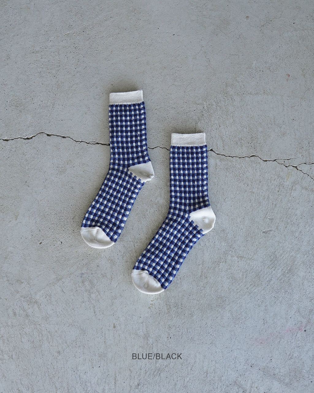 GINGHAM CHECK SOCKS R1506