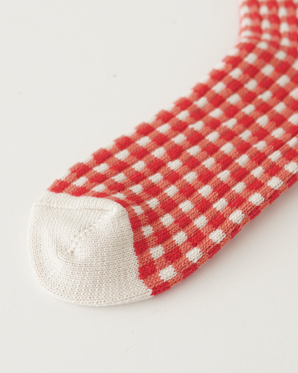 【SALE!20%OFF】ギンガムチェック クルー ソックス 靴下 GINGHAM CHECK SOCKS R1506-SS25