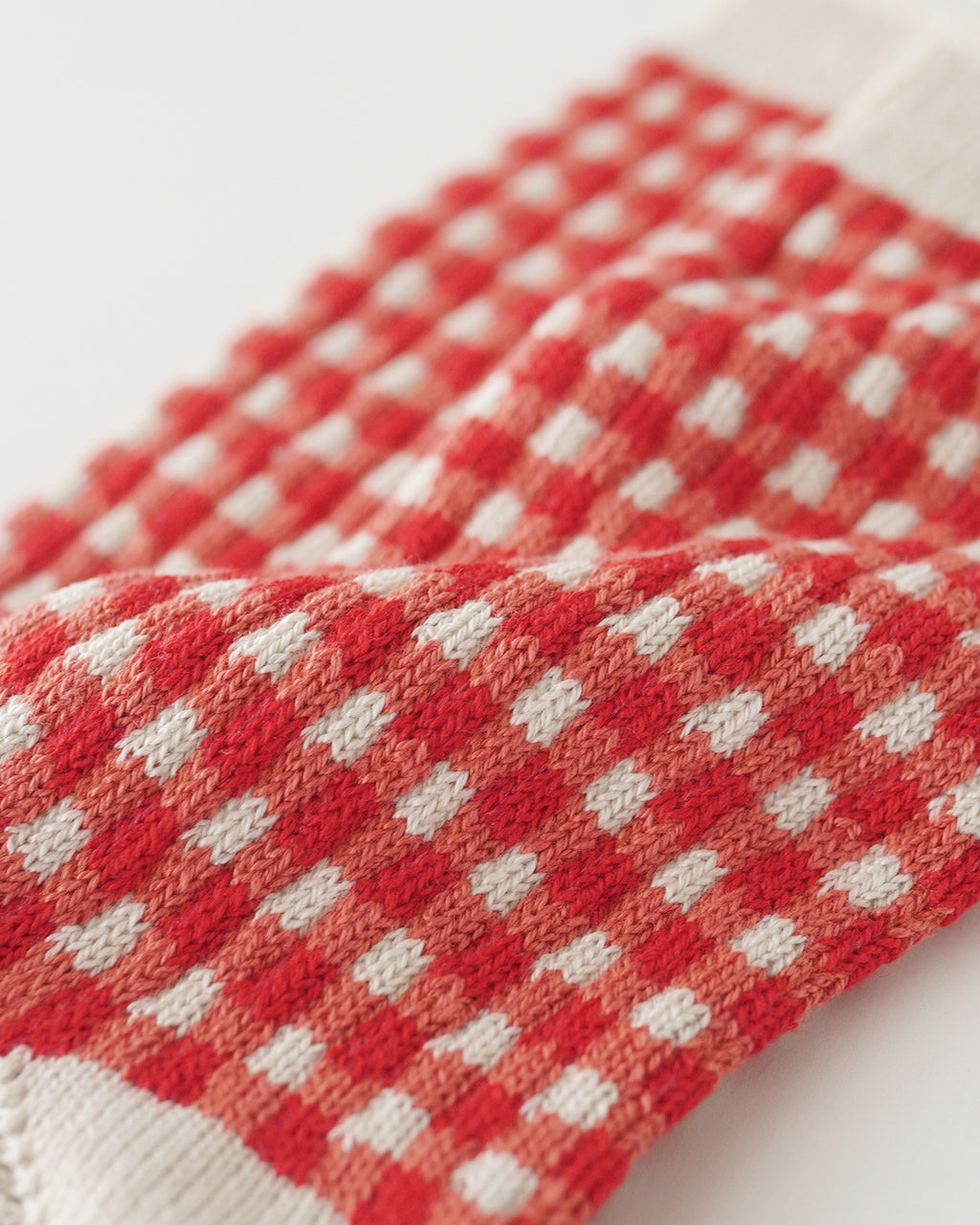 【SALE!20%OFF】ギンガムチェック クルー ソックス 靴下 GINGHAM CHECK SOCKS R1506-SS25