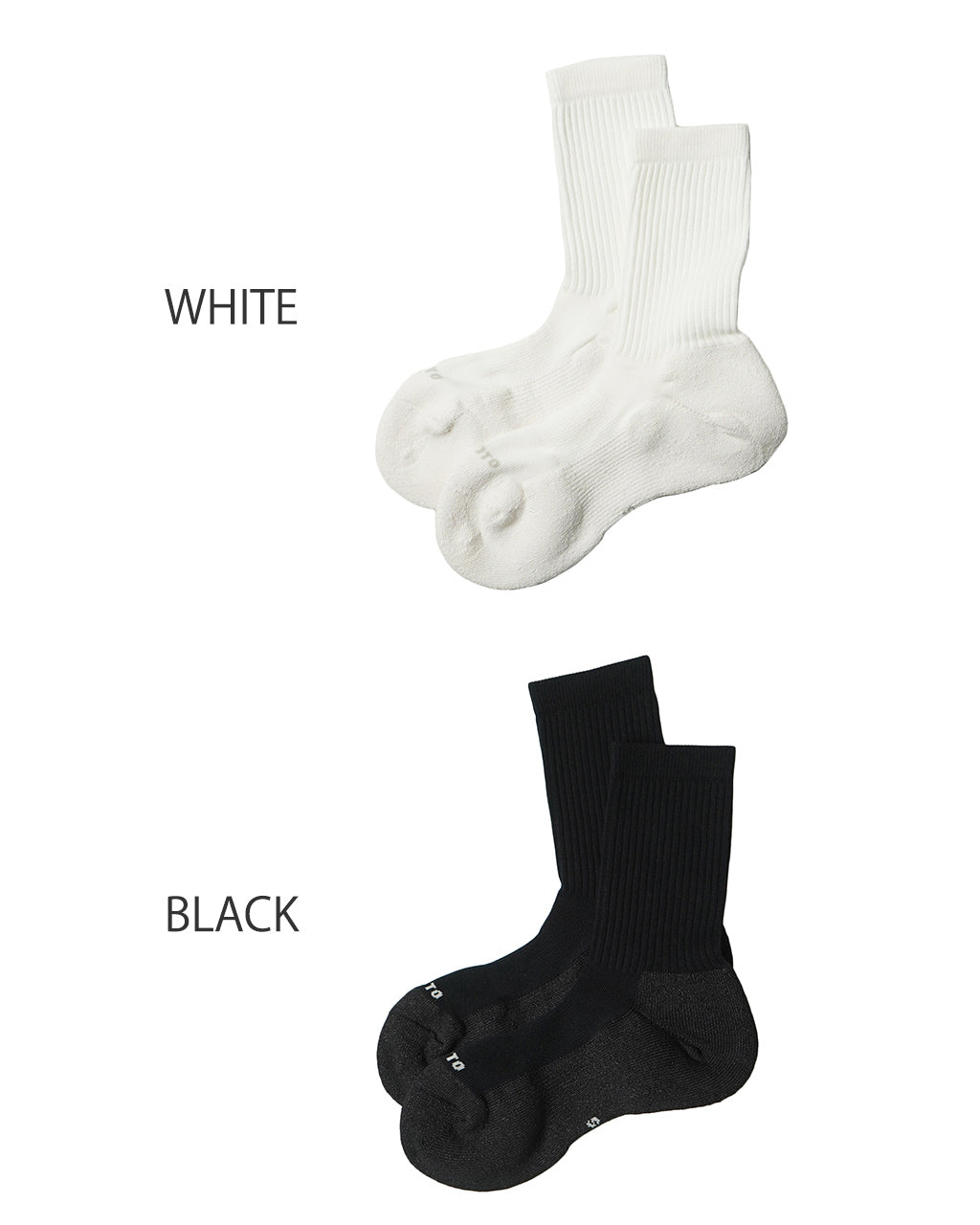 和紙クッション クルーソックス WASHI CUSHION CREW SOCKS 靴下 パイル地 R1533
