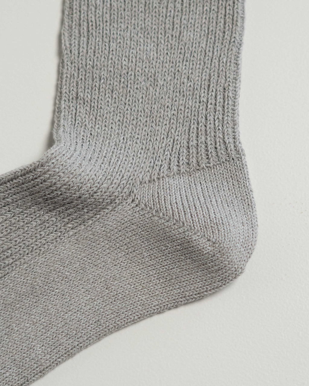 【SALE!20%OFF】WASHI RECYCLED COTTON RIB CREW SOCKS 和紙 リサイクルコットン リブクルーソックス 靴下 R1535-SS25【メール便可】
