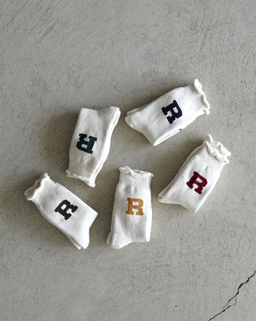 RAFFY SWEAT SOCKS R LOGO R1552
