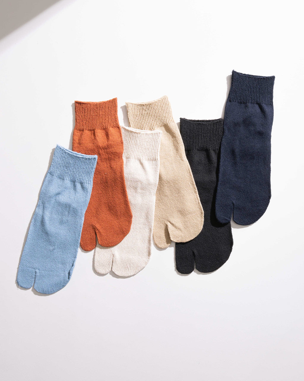 ROTOTO ロトト WASHI RECYCLED COTTON TABI ANKLE SOCKS 和紙 リサイクルコットン タビ アンクルソックス 無地 足袋 靴下 R1582-SS25【メール便可】