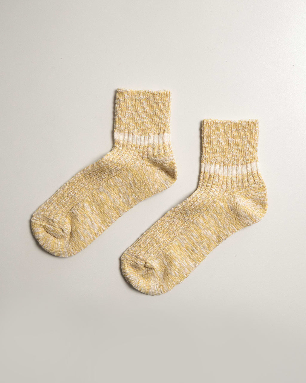 【アウトレット!30%OFF】 オーガニックコットン スラブ ストライプ アンクルソックス OG COTTON SLUB STRIPE ANKLE SOCKS 靴下 R1597-SS25